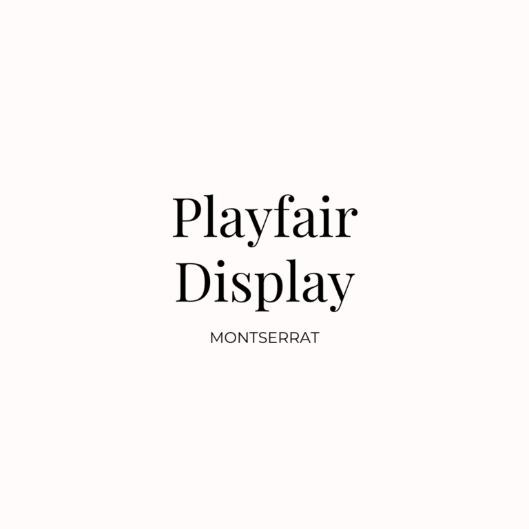 5 Canva Font Pairings for Luxury Branding Design - Bo Shin Design